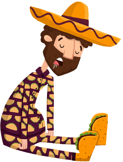 Breakfast Tacos illustration by Laura Bohill