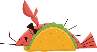 Fancy Tacos illustration by Laura Bohill