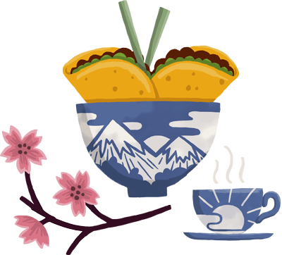 Fusion Tacos illustration by Laura Bohill